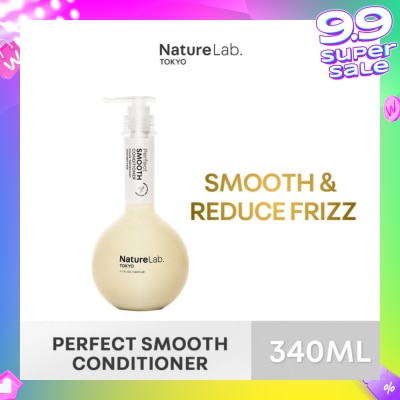 NATURELAB TOKYO Perfect Smooth Conditioner (Sulfate & Paraben Free) 340ml