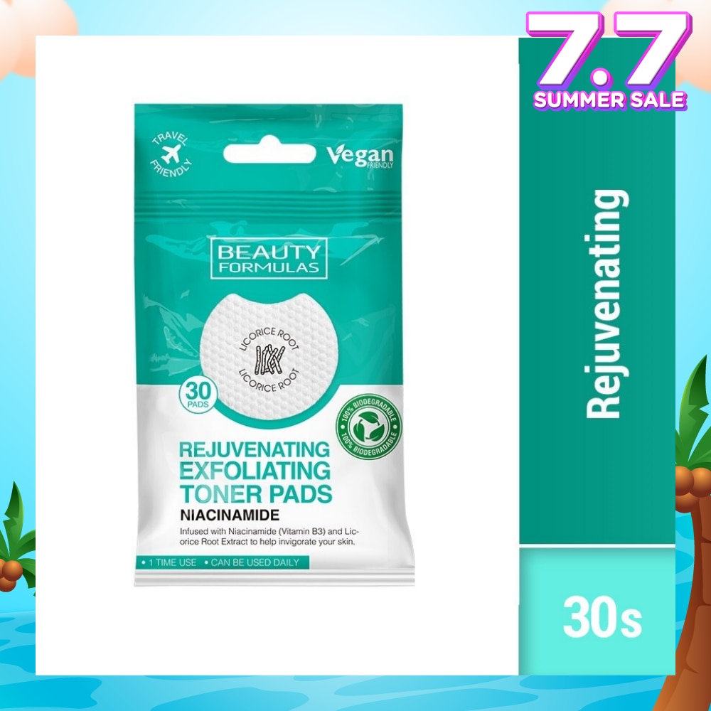 Niacinamide Rejuvenating Exfoliating Toner Pad (To Help Invigorate Skin) 30s