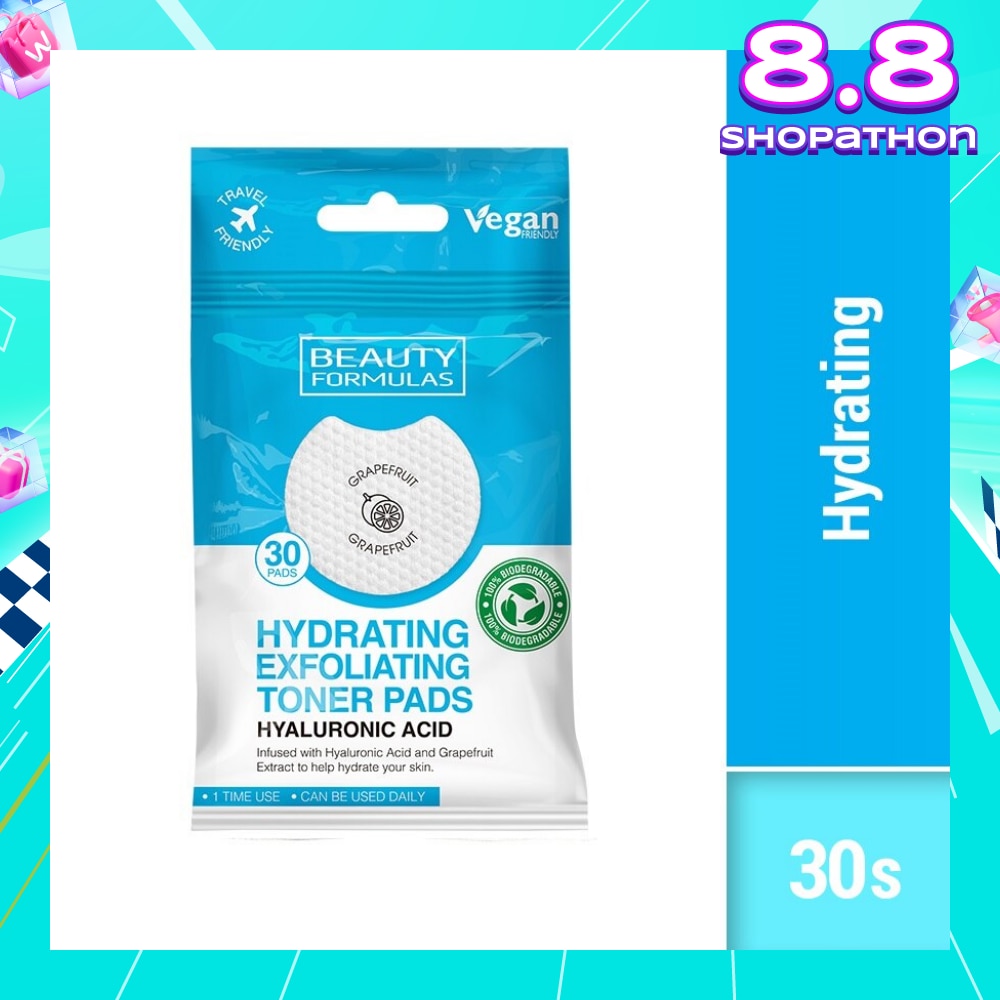 Hyaluronic Acid Exfoliating Toner Pad (To Help Hydrate Skin) 30s