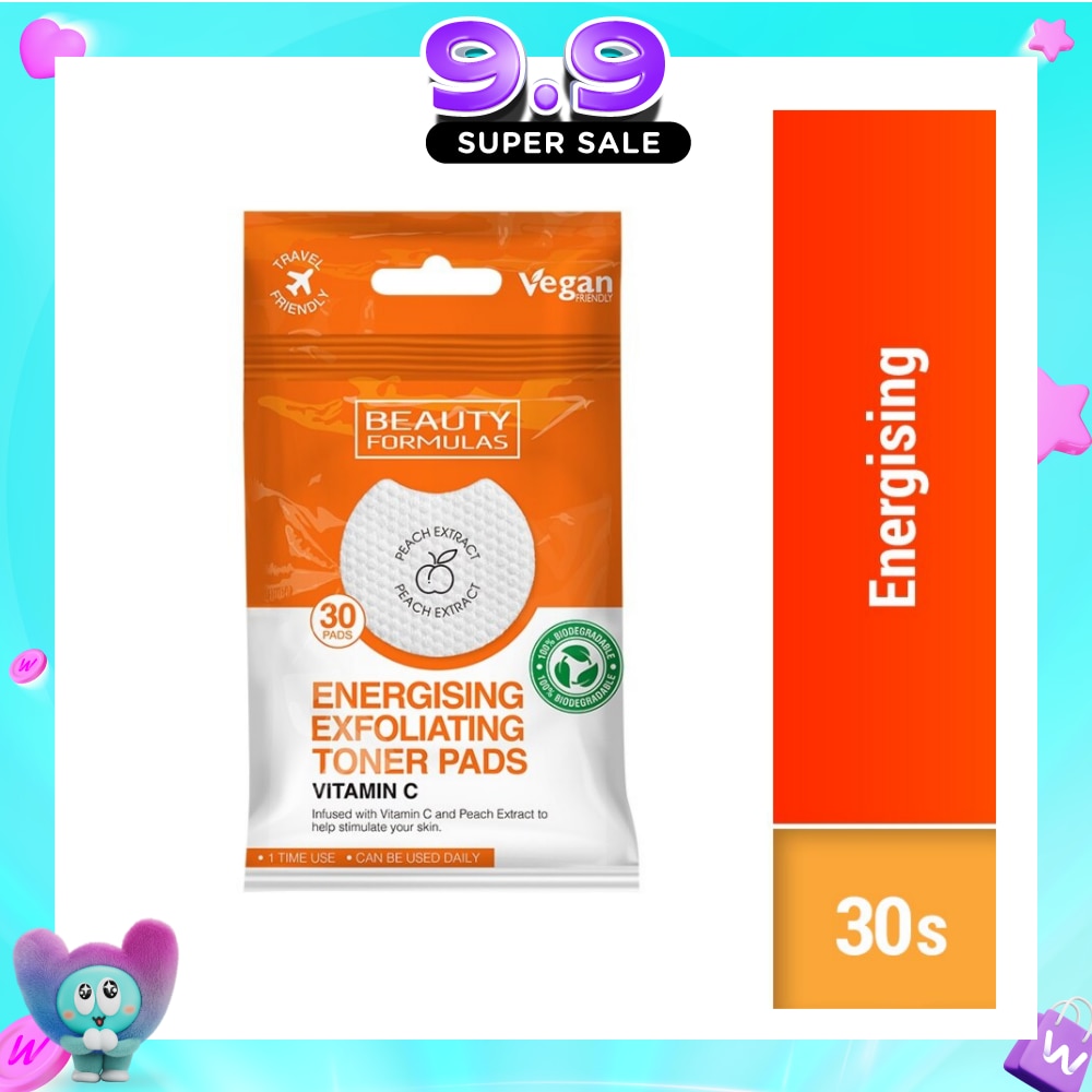 Vitamin C Energising Exfoliating Toner Pad (To Help Stimulate Skin) 30s image