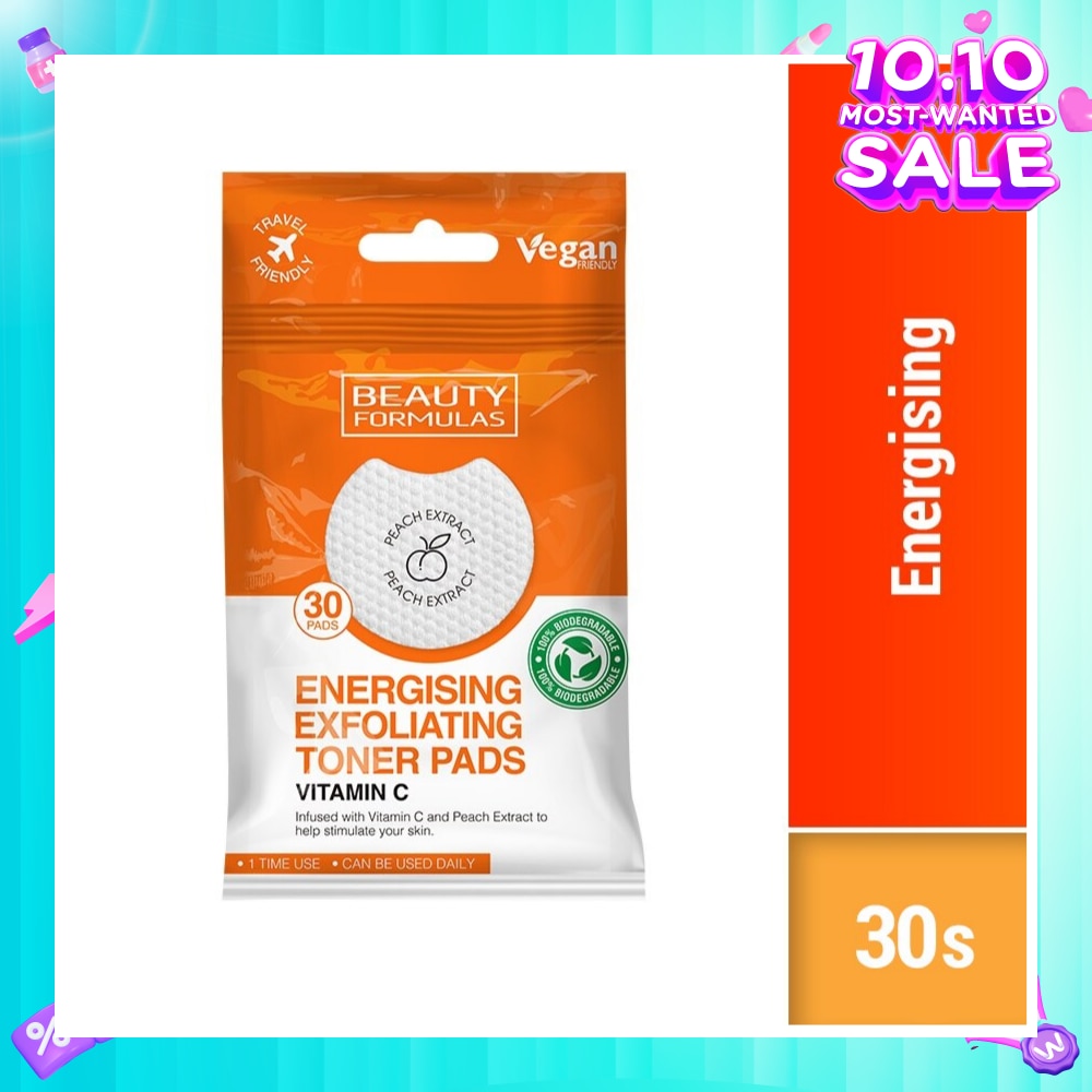 Vitamin C Energising Exfoliating Toner Pad (To Help Stimulate Skin) 30s