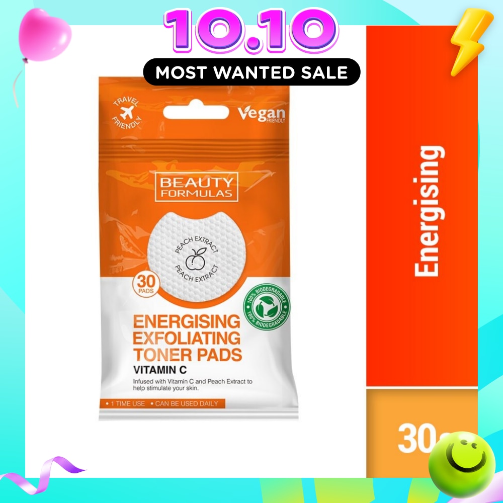 Vitamin C Energising Exfoliating Toner Pad (To Help Stimulate Skin) 30s image