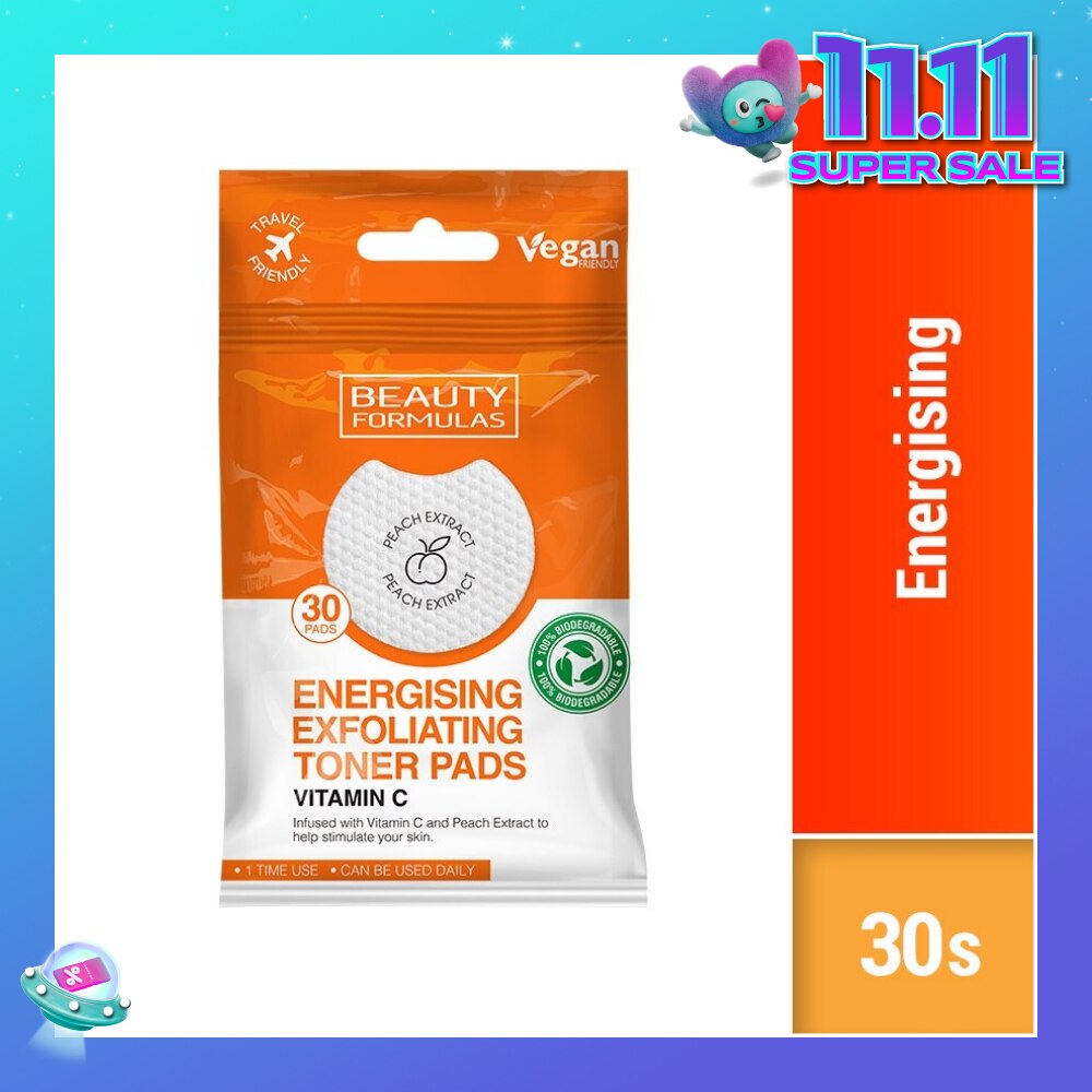 Vitamin C Energising Exfoliating Toner Pad (To Help Stimulate Skin) 30s