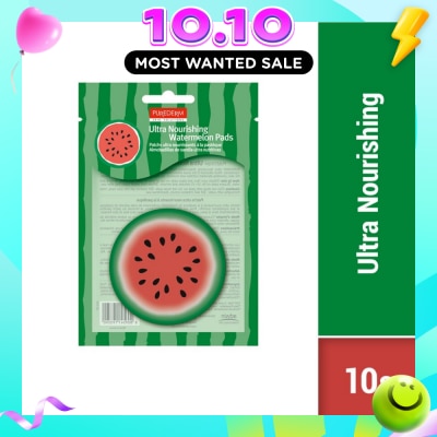 PUREDERM Ultra Nourishing Watermelon Pad 10s (Expiry: Feb`2027) image
