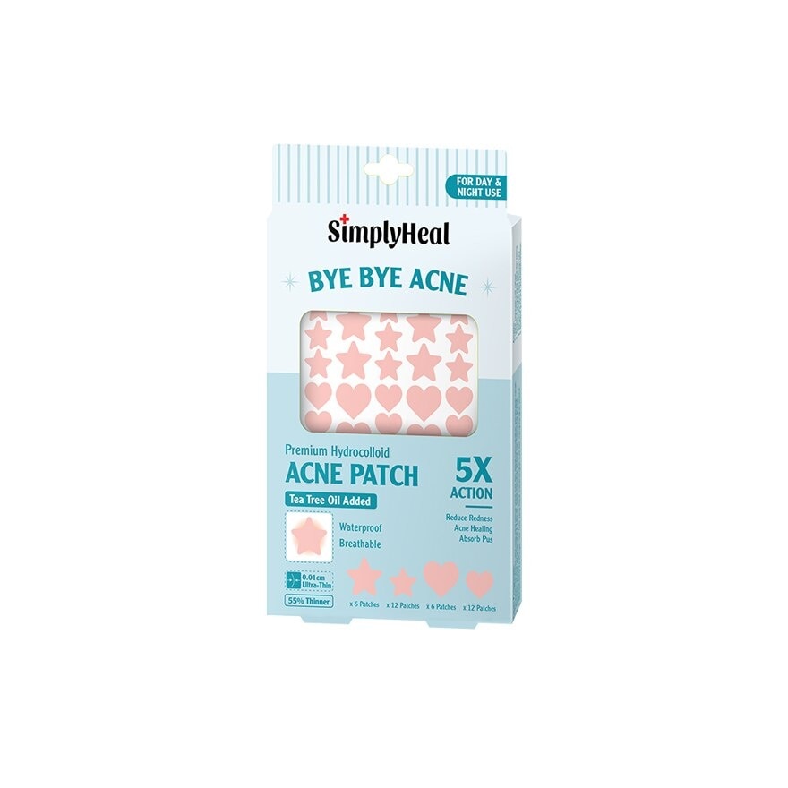 Lovely Stars Premium Hydrocolloid Acne Patch (For Day & Night & 0.01cm Ultra-Thin) 36s