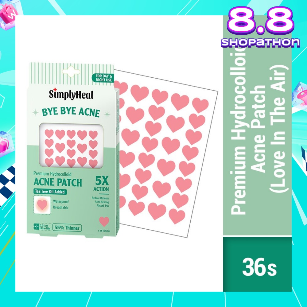 Love In The Air Premium Hydrocolloid Acne Patch (For Day & Night & 0.01cm Ultra-Thin) 36s