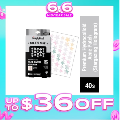 SIMPLYHEAL - Stargazing Hologram Premium Hydrocolloid Acne Patch (For Day & Night & 0.01cm Ultra-Thin) 40s