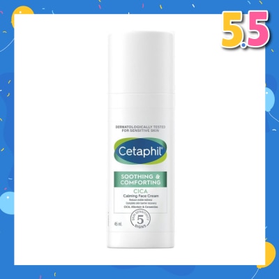 CETAPHIL Soothing & Comforting Cica Calming Face Cream (Reduce Visible Redness & Complete Skin Barrier Recovery) 45ml