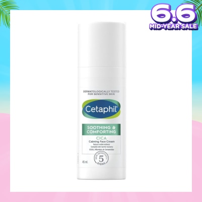 CETAPHIL Soothing & Comforting Cica Calming Face Cream (Reduce Visible Redness & Complete Skin Barrier Recovery) 45ml