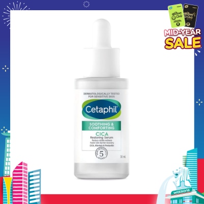 CETAPHIL Soothing & Comforting Cica Restoring Serum (Reduce Visible Redness & Complete Skin Barrier Recovery) 30ml