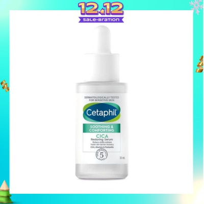 CETAPHIL Soothing & Comforting Cica Restoring Serum (Reduce Visible Redness & Complete Skin Barrier Recovery) 30ml