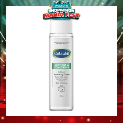 CETAPHIL - Soothing & Comforting Cica Balancing Toner (Reduce Visible Redness & Complete Skin Barrier Recovery) 150ml
