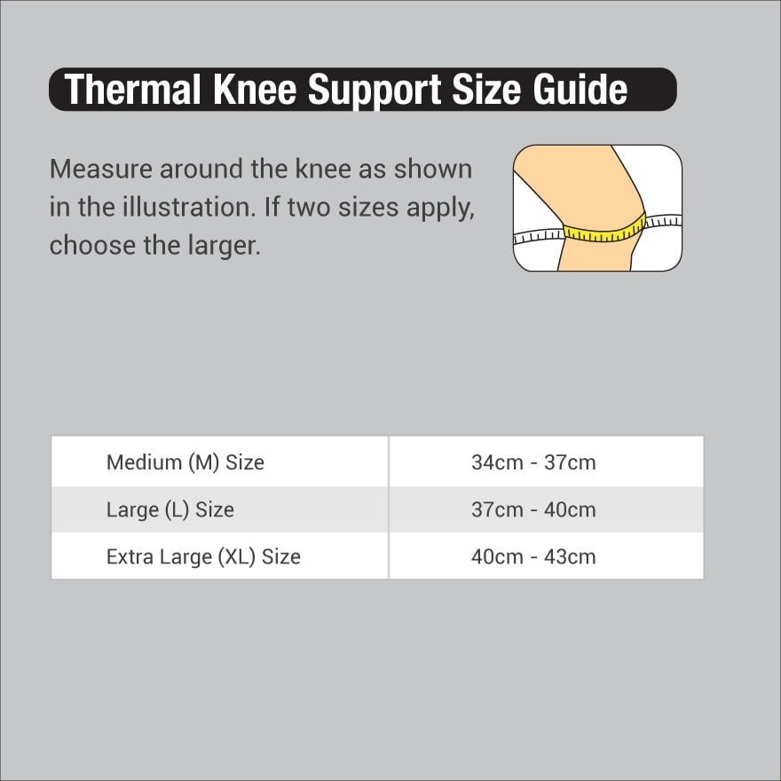 Warm & Protect Thermal Knee Support XL 1s