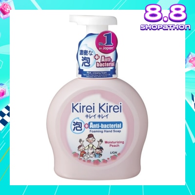 KIREI KIREI Anti-Bacterial Foaming Hand Soap Moisturizing Peach 450ml