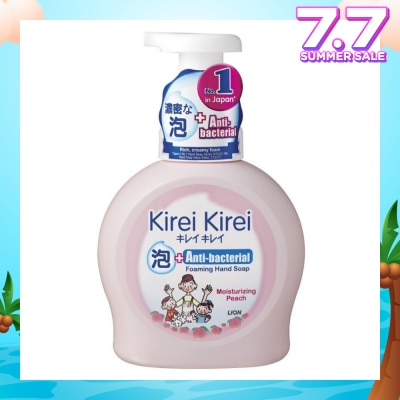 KIREI KIREI Anti-Bacterial Foaming Hand Soap Moisturizing Peach 450ml