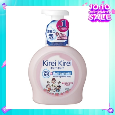 KIREI KIREI Anti-Bacterial Foaming Hand Soap Moisturizing Peach 450ml