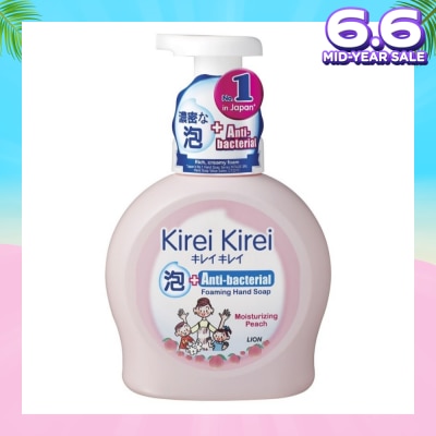 KIREI KIREI Anti-Bacterial Foaming Hand Soap Moisturizing Peach 450ml