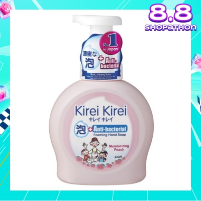 KIREI KIREI Anti-Bacterial Foaming Hand Soap Moisturizing Peach 450ml