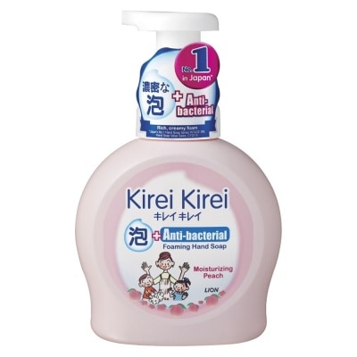 KIREI KIREI Anti-Bacterial Foaming Hand Soap Moisturizing Peach 450ml