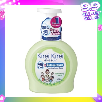 KIREI KIREI Anti-Bacterial Foaming Hand Soap Refreshing Grape 450ml