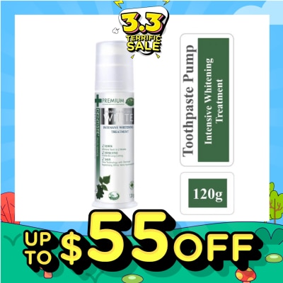 DENTISTE Premium & Natural White Pump 120g