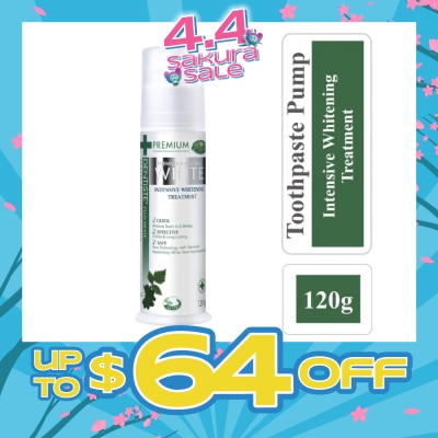 DENTISTE - Premium & Natural White Pump 120g