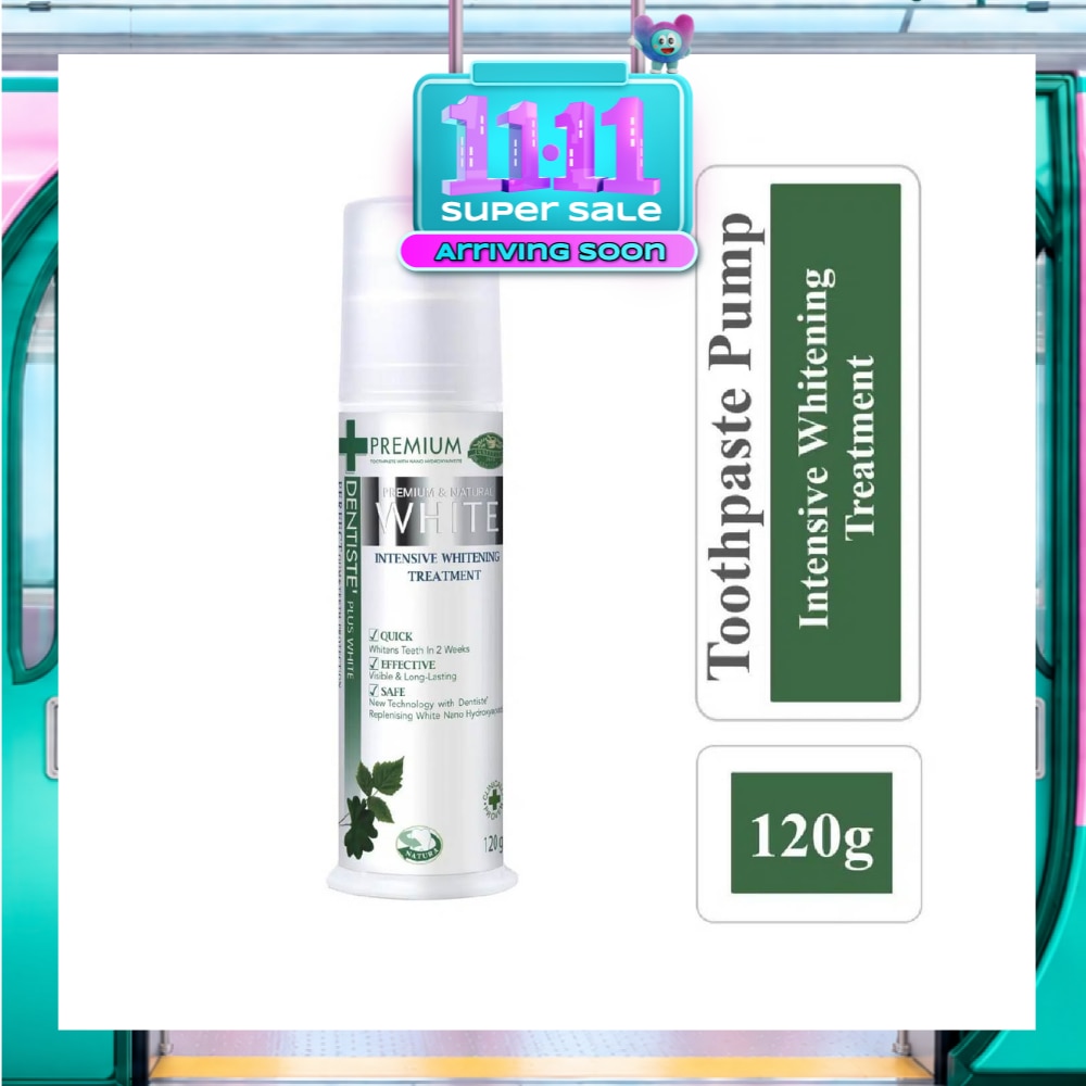 Premium & Natural White Pump 120g image