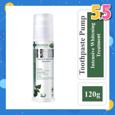 DENTISTE Premium & Natural White Pump 120g
