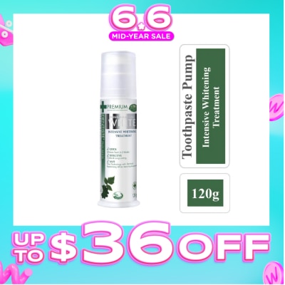 DENTISTE - Premium & Natural White Pump 120g