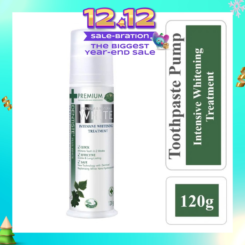 Premium & Natural White Pump 120g