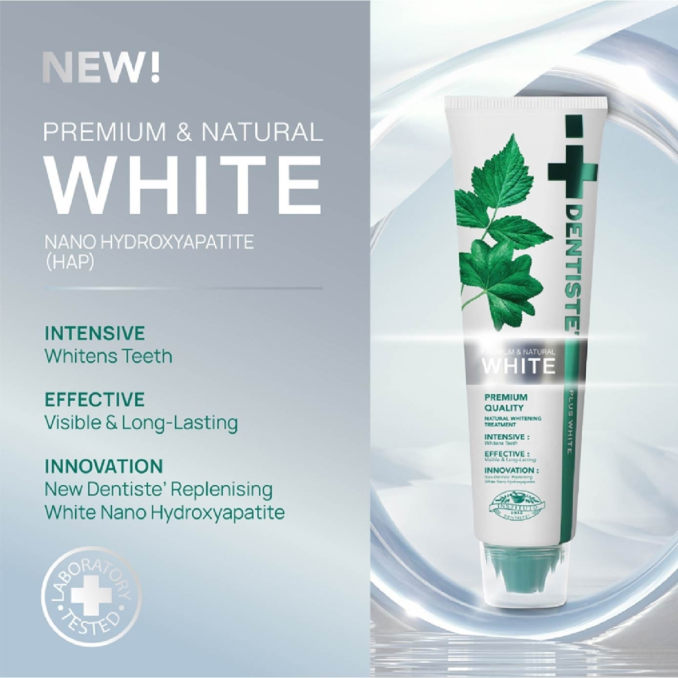 Premium & Natural White Toothpaste Tube 100g