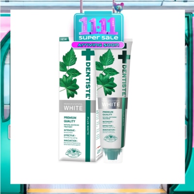 DENTISTE Premium & Natural White Toothpaste Tube 100g image