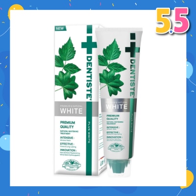 DENTISTE Premium & Natural White Toothpaste Tube 100g