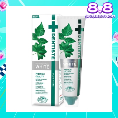 DENTISTE Premium & Natural White Toothpaste Tube 100g