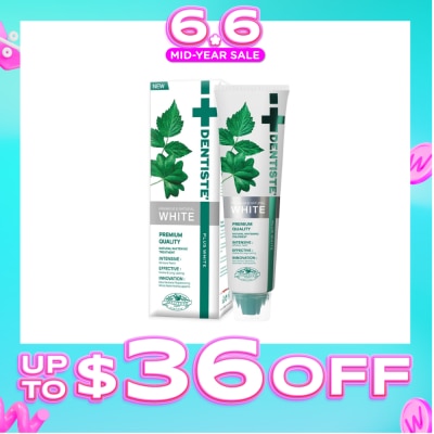 DENTISTE - Premium & Natural White Toothpaste Tube 100g