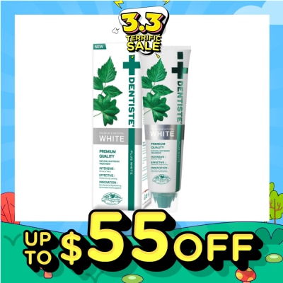 DENTISTE Premium & Natural White Toothpaste Tube 100g