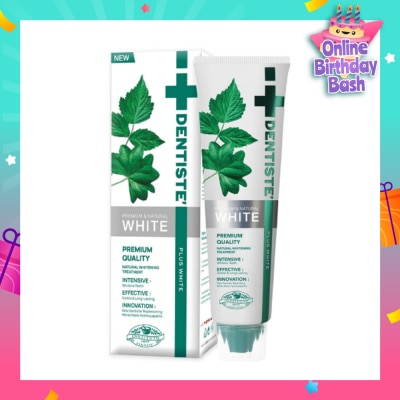DENTISTE Premium & Natural White Toothpaste Tube 100g