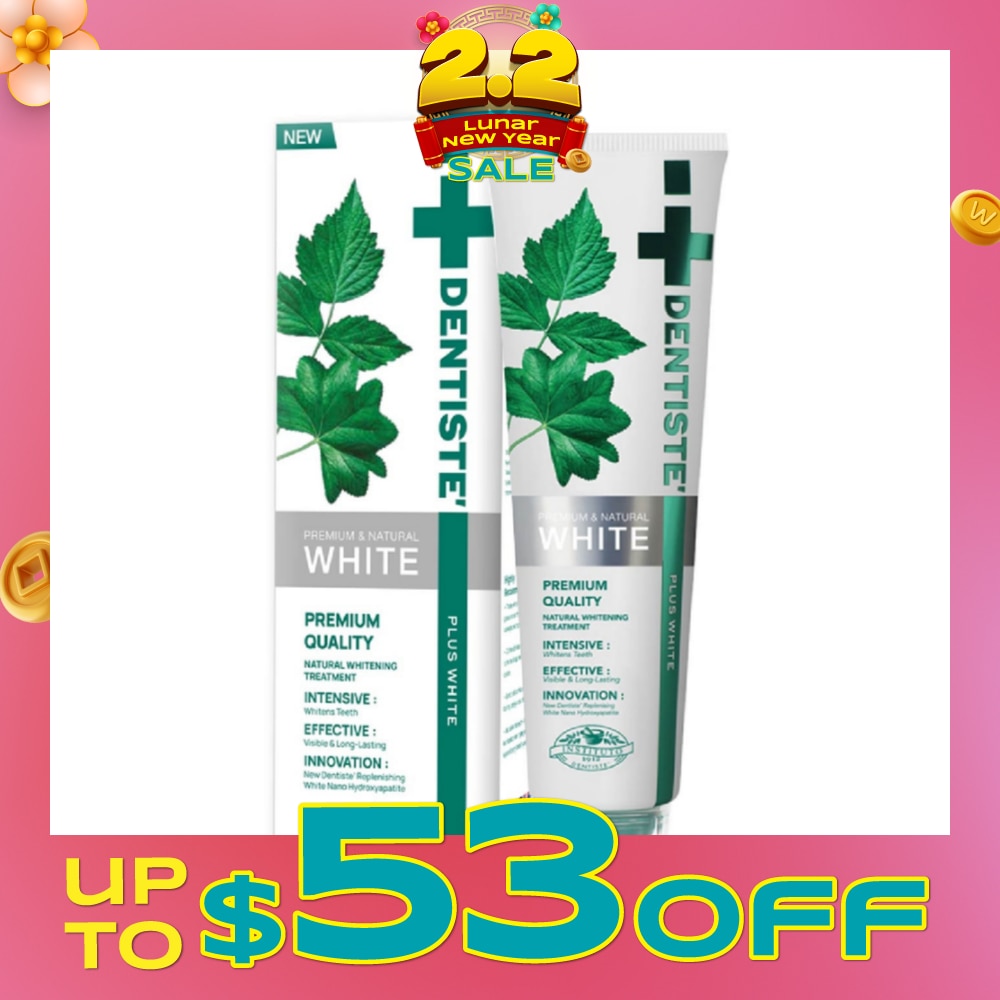 Premium & Natural White Toothpaste Tube 100g