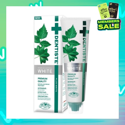 DENTISTE Premium & Natural White Toothpaste Tube 100g