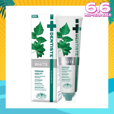 DENTISTE Premium & Natural White Toothpaste Tube 100g