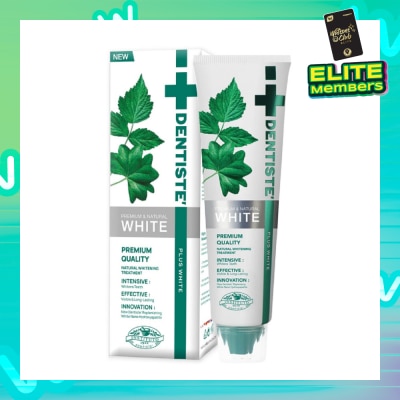 DENTISTE Premium & Natural White Toothpaste Tube 100g