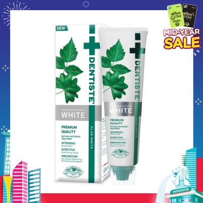 DENTISTE Premium & Natural White Toothpaste Tube 100g