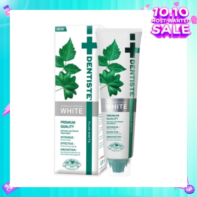 DENTISTE Premium & Natural White Toothpaste Tube 100g