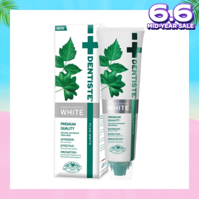 DENTISTE Premium & Natural White Toothpaste Tube 100g