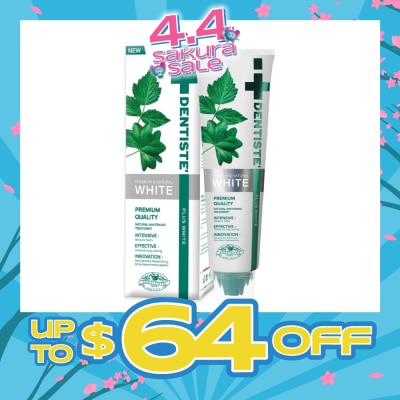 DENTISTE - Premium & Natural White Toothpaste Tube 100g