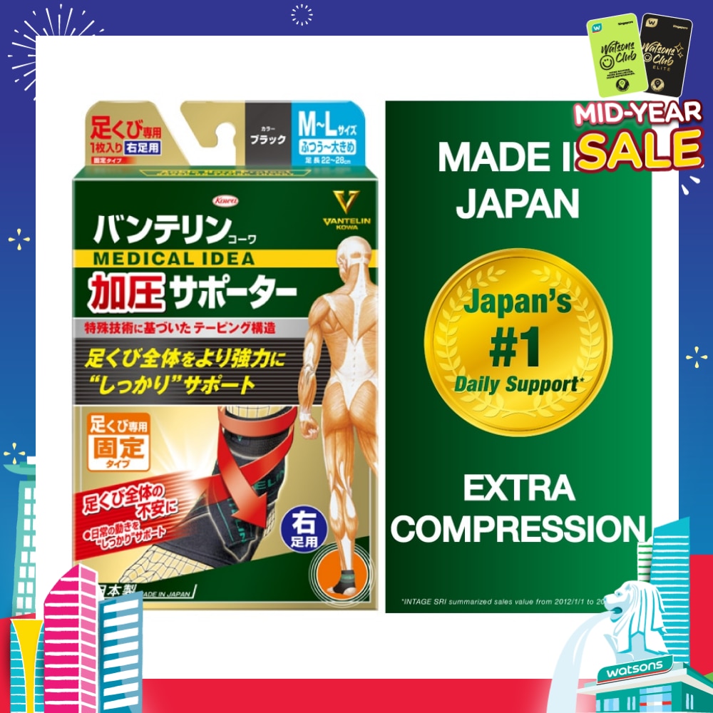 Ankle Extra Compression M-L Right 1s