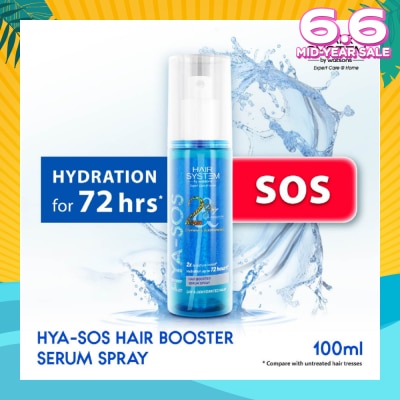 HAIR SYSTEM BY WATSONS Hyaluronic Acid Complex Hair Booster Serum Spray (For Dry & Dehydrated Hair) 100ml