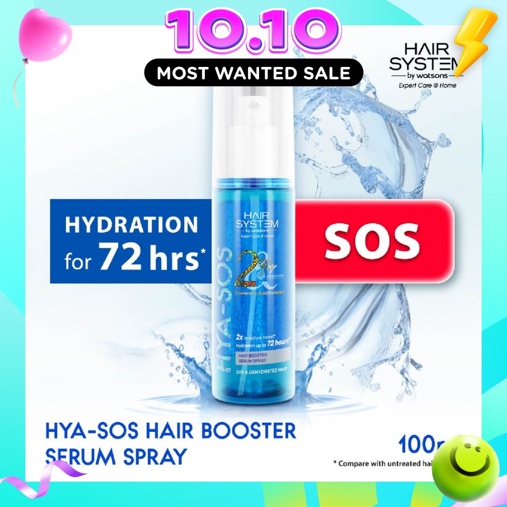 Hyaluronic Acid Complex Hair Booster Serum Spray (For Dry & Dehydrated Hair) 100ml image
