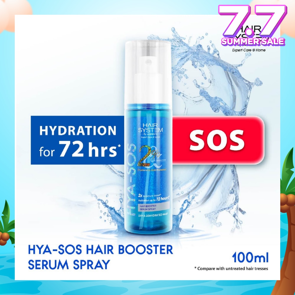 Hyaluronic Acid Complex Hair Booster Serum Spray (For Dry & Dehydrated Hair) 100ml