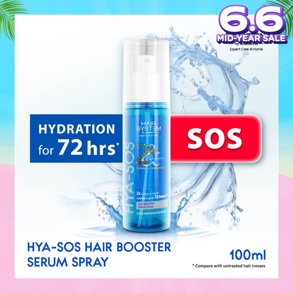 Hyaluronic Acid Complex Hair Booster Serum Spray (For Dry & Dehydrated Hair) 100ml